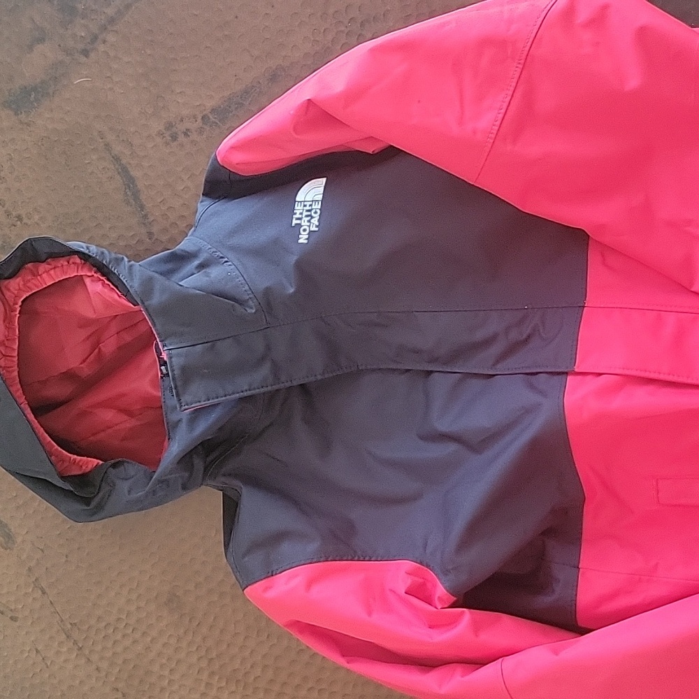 Kids red North Face coat